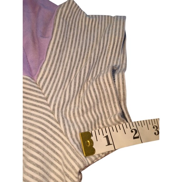 Unbranded Women Short Sleeve Tunic 2 XL Purple ,Grey & White - Picture 5 of 7